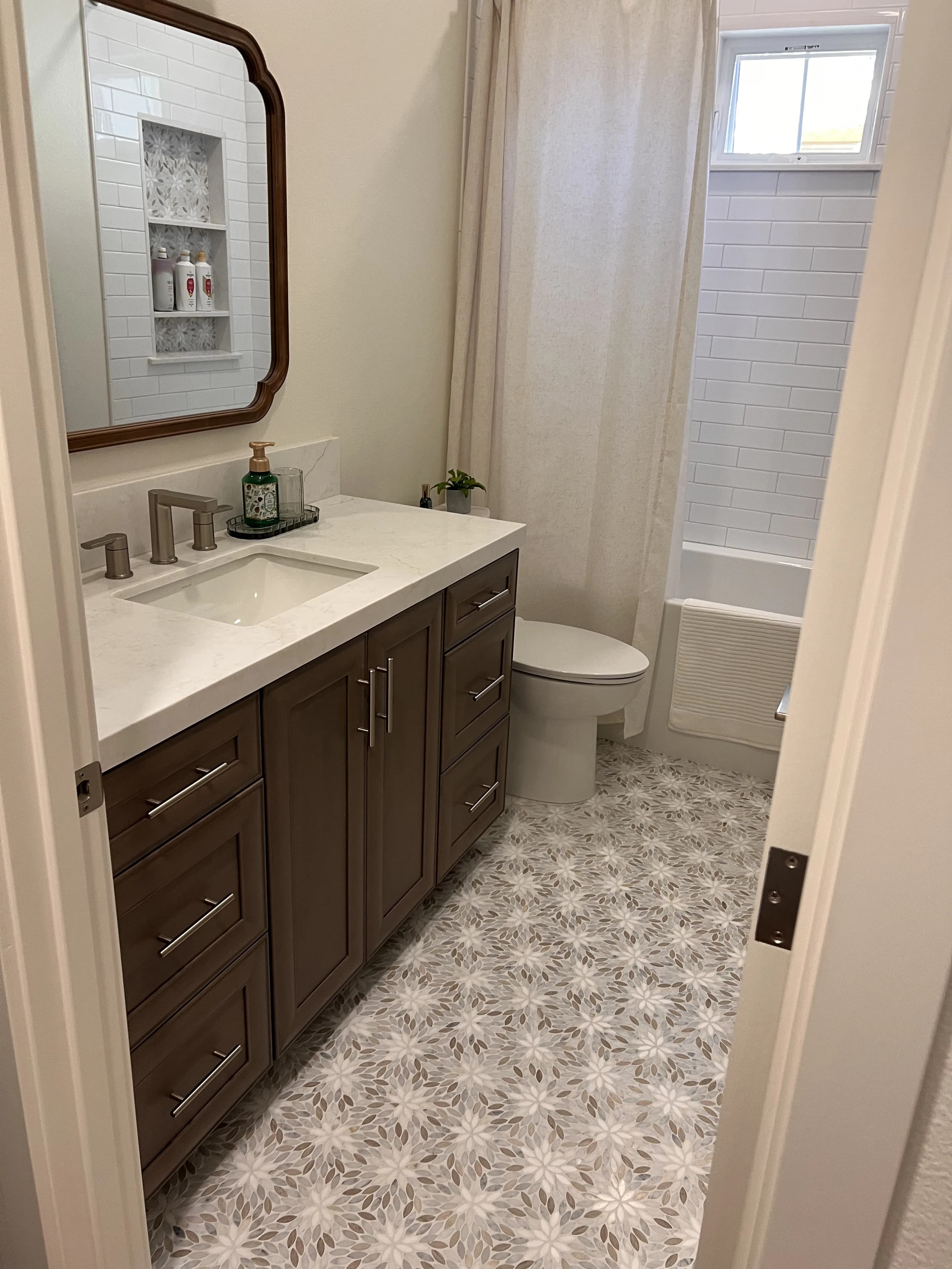 Custom tile installation